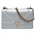 Dior Silver Small Metallic Grained Calfskin Diorama Flap