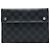 Louis Vuitton Black Damier Graphite Alpha Pochette MM