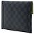Louis Vuitton Black Damier Graphite Alpha Pochette MM - vue 2