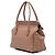 Valentino Brown Leather Rockstud Double Handle Flap Tote - view 2