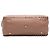 Valentino Brown Leather Rockstud Double Handle Flap Tote - view 3