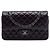 Chanel Purple Medium Classic Lambskin Double Flap