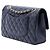 Chanel Blue Medium Classic Lambskin Double Flap - Ansicht 2