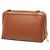 Céline Celine Cuir Triomphe Clutch mit Kette aus glattem braunem Kalbsleder - Ansicht 2