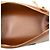 Céline Celine Cuir Triomphe Clutch mit Kette aus glattem braunem Kalbsleder - Ansicht 4
