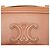 Céline Celine Cuir Triomphe Clutch mit Kette aus glattem braunem Kalbsleder - Ansicht 5