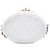 Vanity Beauty Case Elegante Chanel White CC Quilted Lambskin con Catena - vista 3
