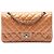 Chanel Brown Medium Classic Metallic Caviar Double Flap
