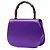 Gucci Purple Mini Satin Bamboo Night - vista 2