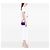 Gucci Purple Mini Satin Bamboo Night - vista 7