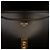 Céline Celine Mini Borsa 16 con manico in pelle di vitello liscia nera - vista 5