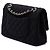 Chanel Black Medium Classic Jersey Double Flap - vista 2