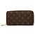 Portafoglio Zippy Monogram Marrone Louis Vuitton