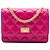 Chanel Mini Quilted Aged Calfskin Reissue 2.55 Wallet on Chain Rosa