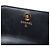 Clutch Chanel Black CC Quilted Patent Frame con cadena - vista 5