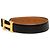Cinturón reversible Hermès Constance H en piel Box Calf y Courchevel negra - vista 2
