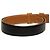 Cinturón reversible Hermès Constance H en piel Box Calf y Courchevel negra - vista 3