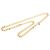 Collana a catena Chanel Gold placcata in oro