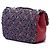Chanel Blue CC Quilted Tweed Single Flap - vista 2