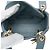 Dior Blue Micro Lambskin Cannage Lady Dior - vista 4