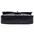 Chanel Black Medium Classic Lambskin Double Flap - vista 3