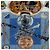 Foulard di seta Hermès Blue New Orleans 90 - vista 8