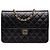 Chanel Black Medium CC Quilted Lambskin Single Flap