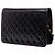 Chanel Black Medium CC Quilted Lambskin Single Flap - vista 2