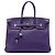 Hermès Purple Togo Birkin Retourne 35