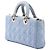 Dior Blue Medium Denim Cannage Lady D Joy - vista 3