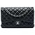 Chanel Black Jumbo Classic Lambskin Double Flap