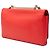 Clutch con catena Valentino Rockstud Va Va Voom in pelle rossa - vista 2