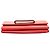 Clutch con catena Valentino Rockstud Va Va Voom in pelle rossa - vista 3