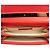 Clutch con catena Valentino Rockstud Va Va Voom in pelle rossa - vista 4
