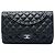 Chanel Black Jumbo Classic Caviar Double Flap