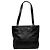 Chanel CC Shopping Tote aus schwarzem Lammleder