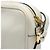 Gucci Mini Borsa a Tracolla Ophidia in Pelle di Vitello Bianca con Web - vista 5