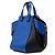 LOEWE Blue Medium Hammock Satchel aus bicolor körnigem Kalbsleder - Ansicht 2