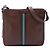 Borsa a tracolla Prada Brown Saffiano Striped