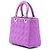 Dior Purple Medium Lambskin Cannage Lady Dior - vista 2