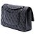 Chanel Black Medium Classic Caviar Glitter Double Flap - vista 2