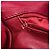 Bolso de hombro Chanel de cuero rojo - vista 10