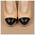 Chanel Plateau Pumps Beige Leder Schwarz - Ansicht 10