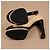 Chanel Plateau Pumps Beige Leder Schwarz - Ansicht 11