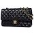 Borsa a tracolla Chanel Matelassé in pelle nera