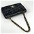 Borsa a tracolla Chanel Matelassé in pelle nera - vista 6