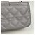 Borsa a tracolla Chanel Matelassé in Gray - vista 4