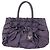 Borsa a mano Prada viola in nylon e pelle