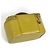 Chanel Vanity Pouch aus gelbem genarbtem Kalbsleder - Ansicht 2