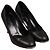 Chanel Schwarze Leder-Pumps